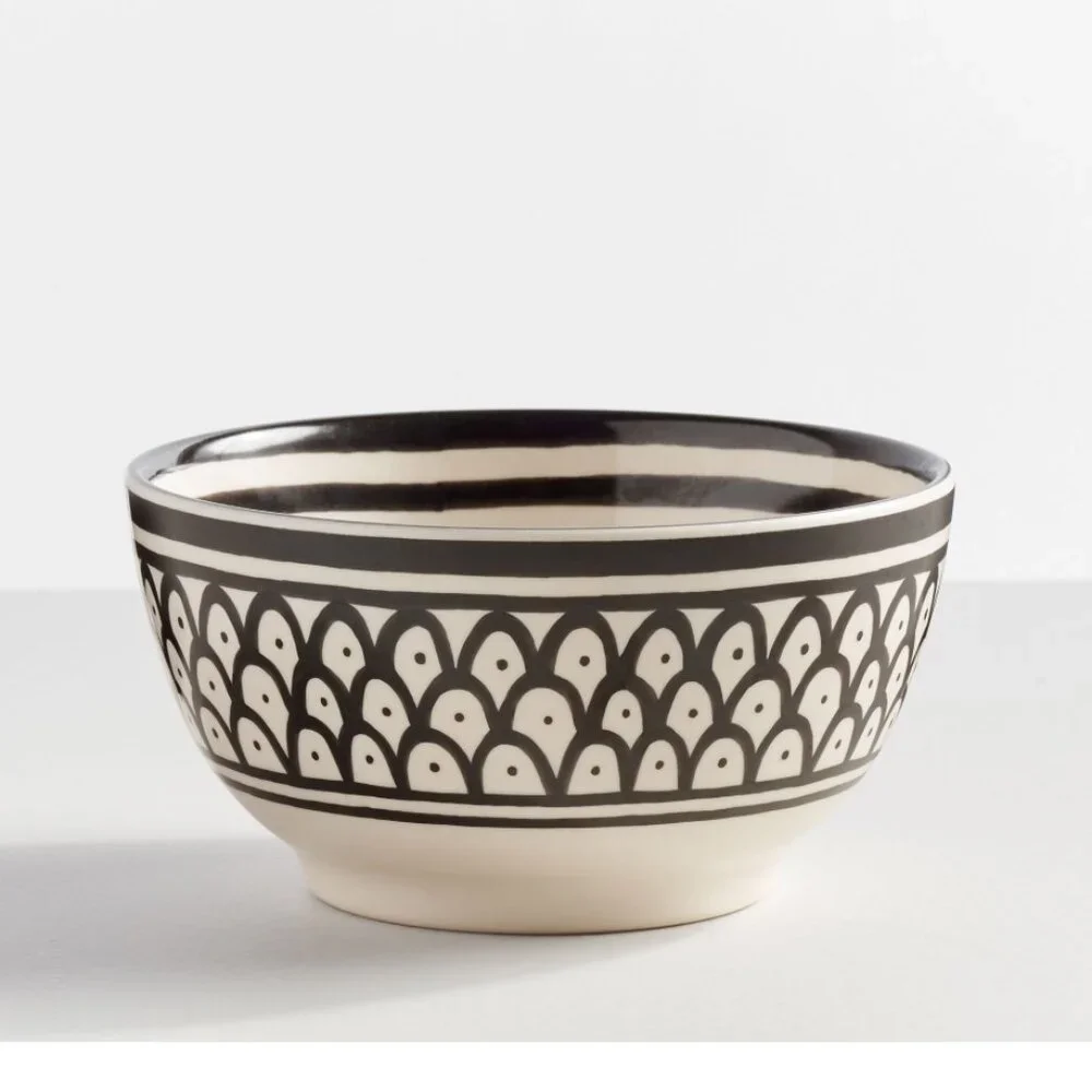Pottery Barn Marrakesh Outdoor Melamine Cereal Bowls - Set of 4